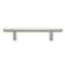 Gliderite Hardware 3-3/4 in. Center to Center Satin Nickel Solid Steel Bar Pull - 5001-96-SS 5001-96-SS-1 - alternate 1